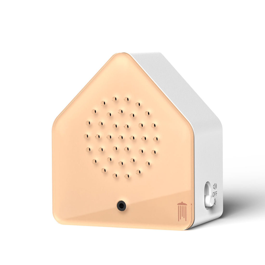 Zwitscherbox Satellite Wind Chimes Peach│art. 11WIC0101001│vooraanzicht schuin met witte achtergrond