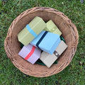 Uhmm 01 Opvouwbare Luchbox Warm Grijs│art. 981497│diverse kleuren in rieten mand