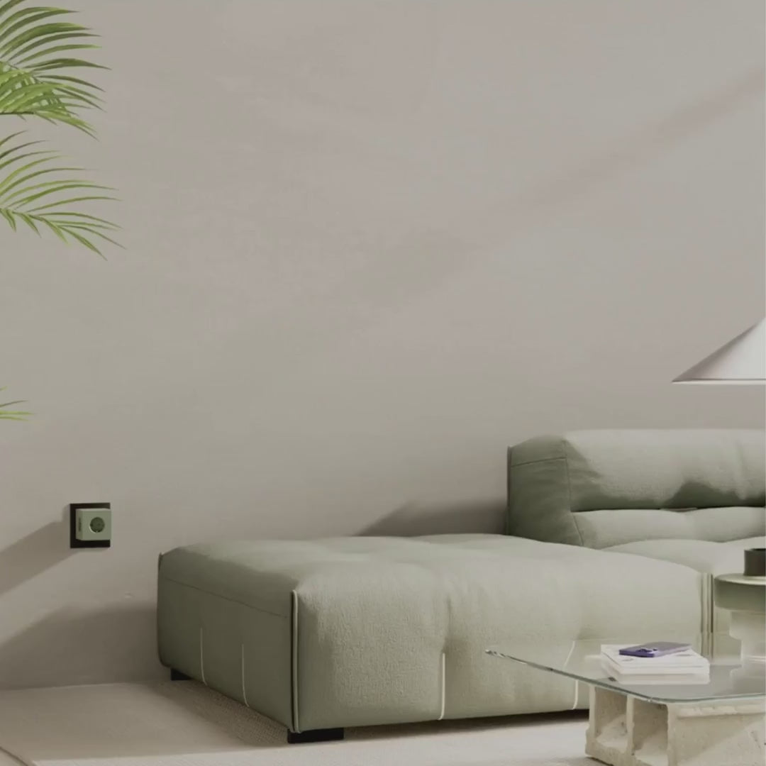 Avolt Square 2 Stekkerdoos & USB-C Oplader│Oak Green│art. SQ2-EUFC30-WMOG│video bewegende kamer