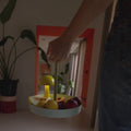 video op dienblad