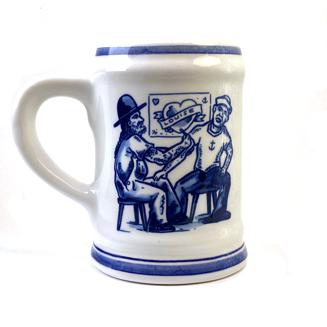 Schiffmacher Royal Blue Tattoo│Bierpul Schiffmacher│afbeelding Schiffmacher met matroos