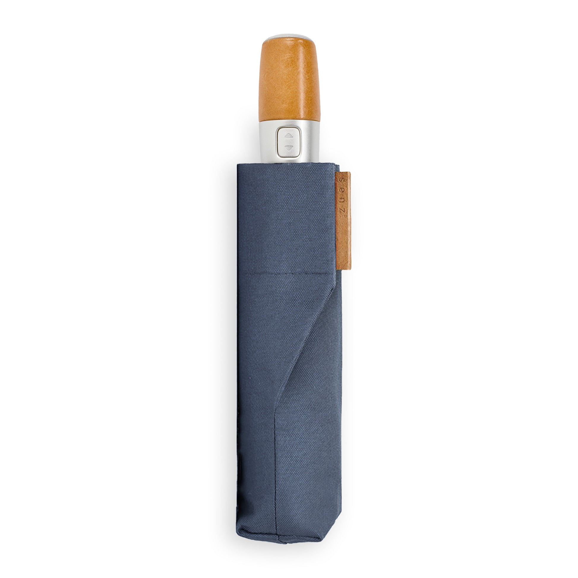 Senz Stormparaplu Mini Automatic De Luxe│Opvouwbaar│Pue Black│Senz Umbrella│gesloten met hoes