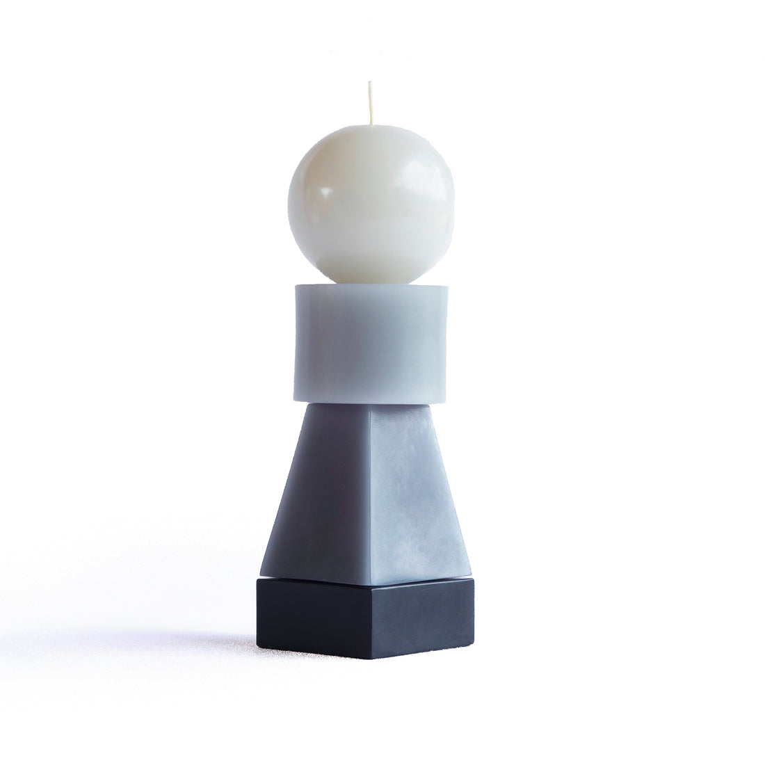 RE-OR Candle Sir Gregory Grey│BCXSY│Kaars losse onderdelen│foto voorkant met witte achtergrond