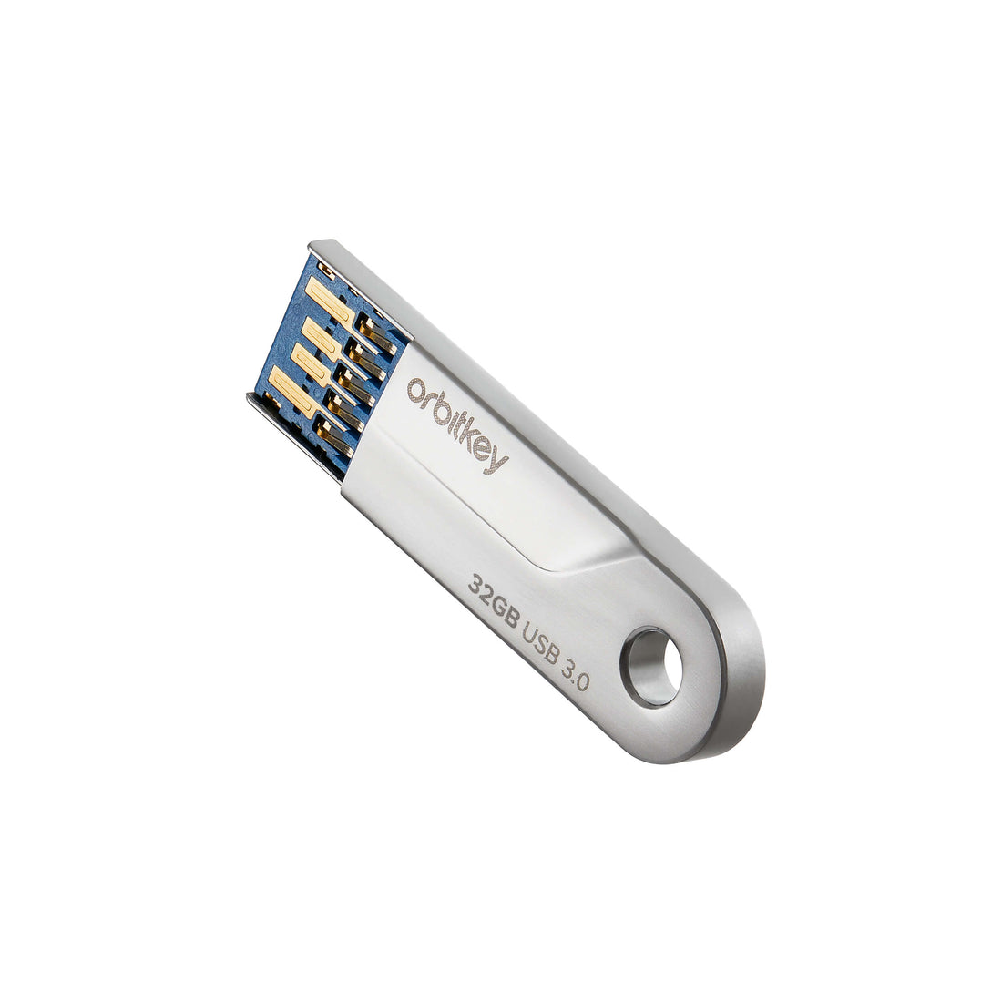 Orbitkey Key Organiser│USB Stick 32GB│art. ADDO-2-32GB│voorkant schuin met witte achtergrond