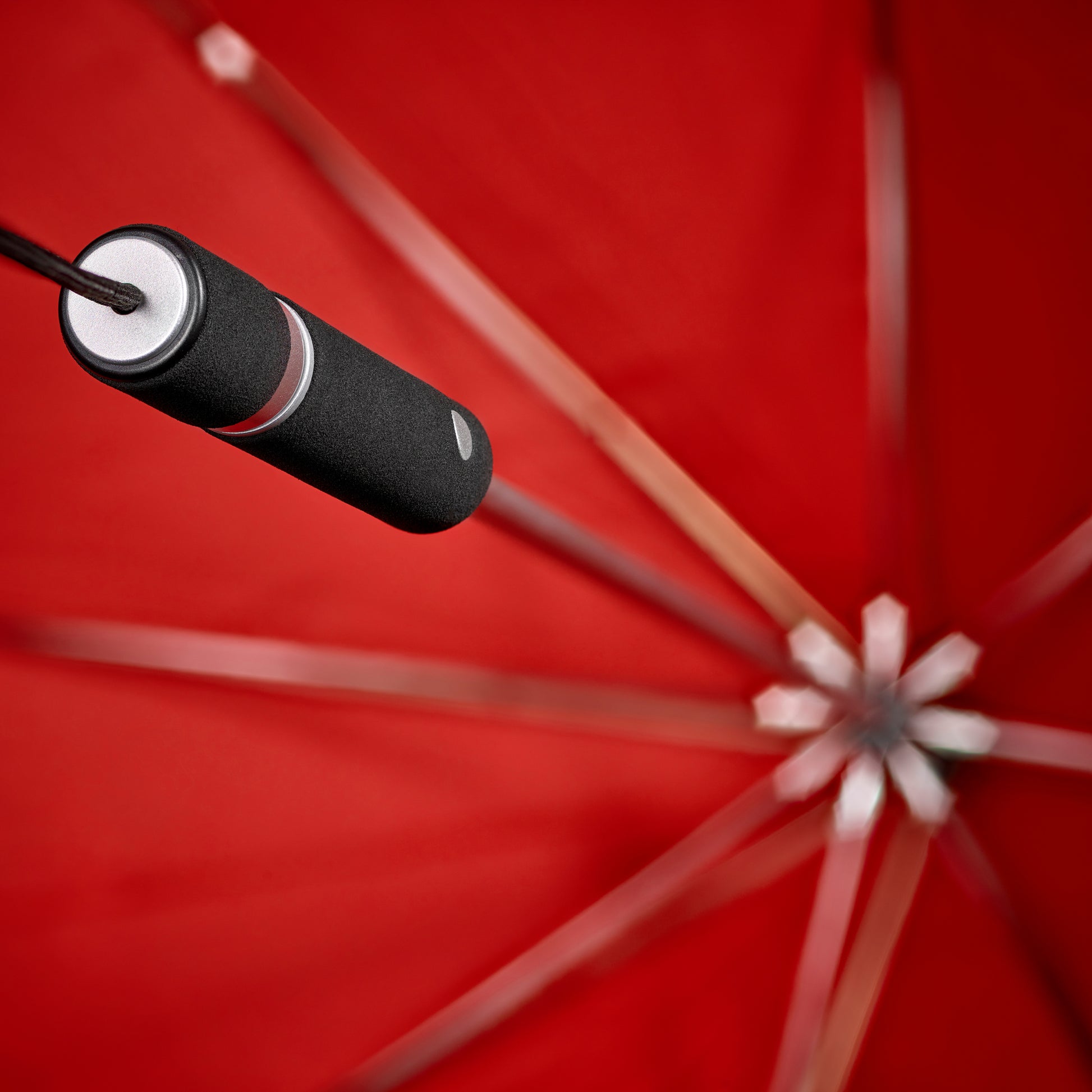Senz Paraplu Original│Passion Red│Storm Paraplu│product foto handvat binnenzijde