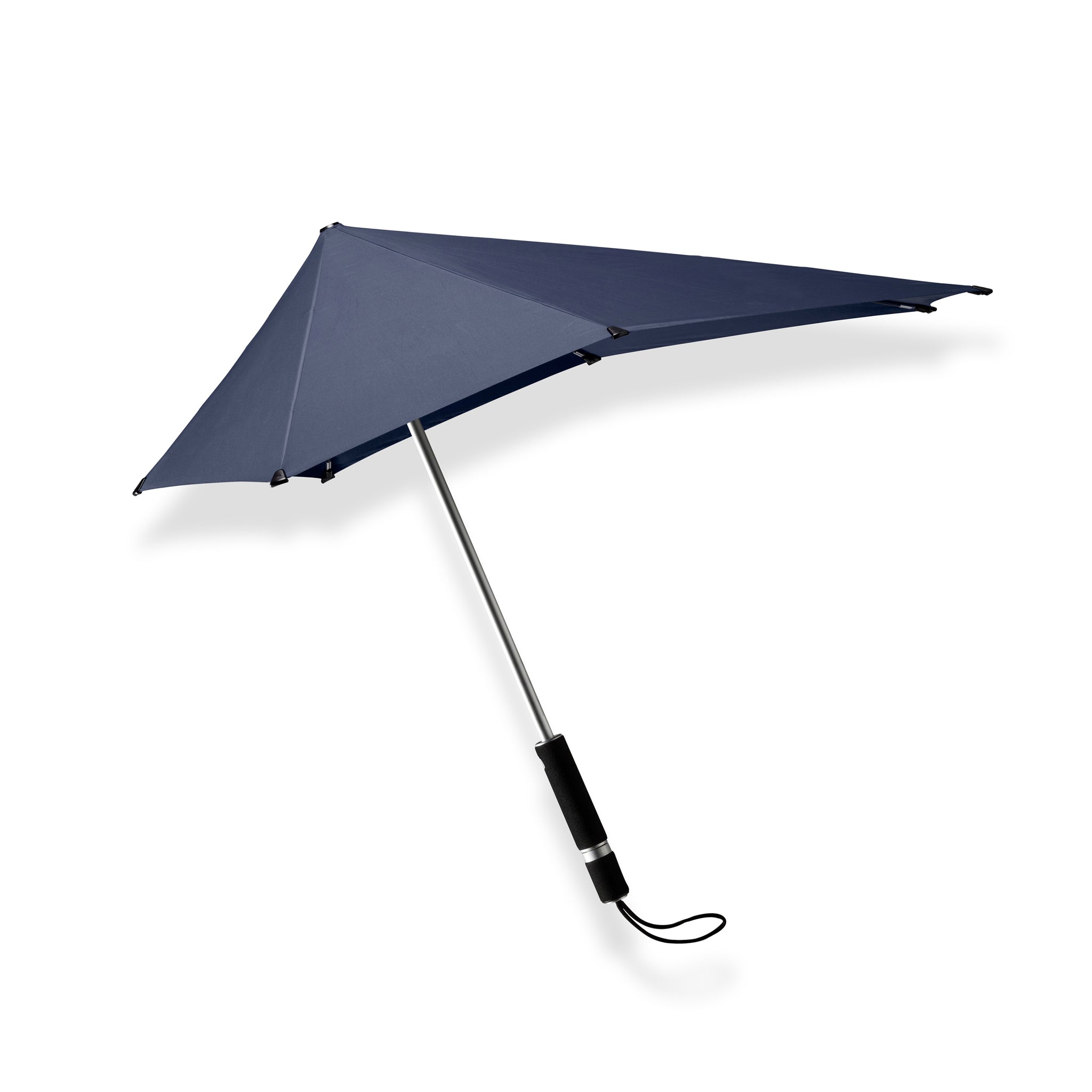 Senz Paraplu Original│Midnight Blue│Storm Paraplu│product foto zijkant open