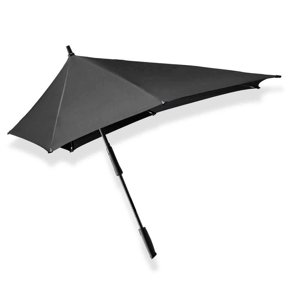 Senz Storm Paraplu XXL│Pure Black│Senz Umbrella│product foto open zijkant