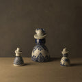 Proud Mary Handpainted Flower│Royal Delft│Porceleyne Fles│art. 65702000│samen met kleine versie