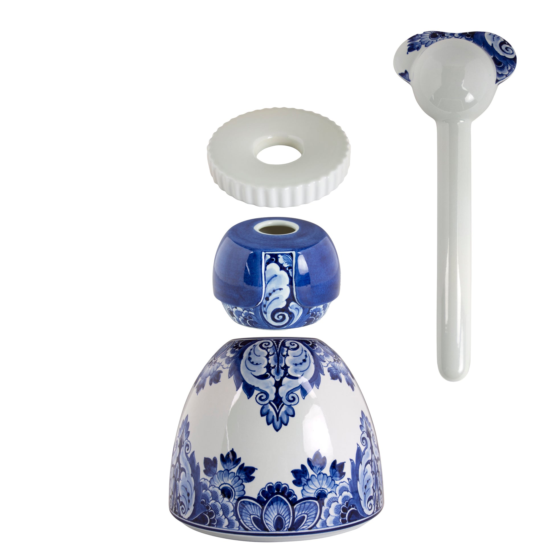 Proud Mary Handpainted Flower│Royal Delft│Porceleyne Fles│art. 65702000│losse onderdelen zwevend