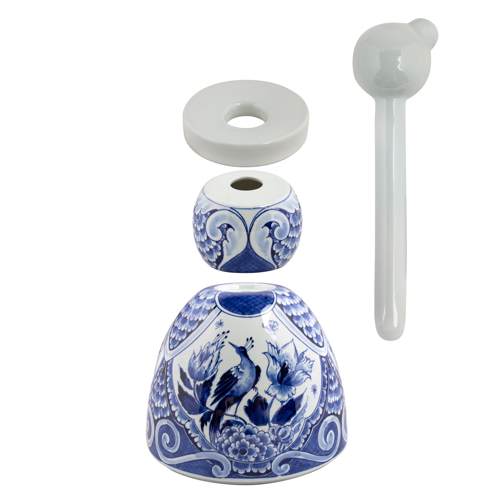 Proud Mary Handpainted Tulipa│Royal Delft│Porceleyne Fles│art. 65707000│losse onderdelen zwevend