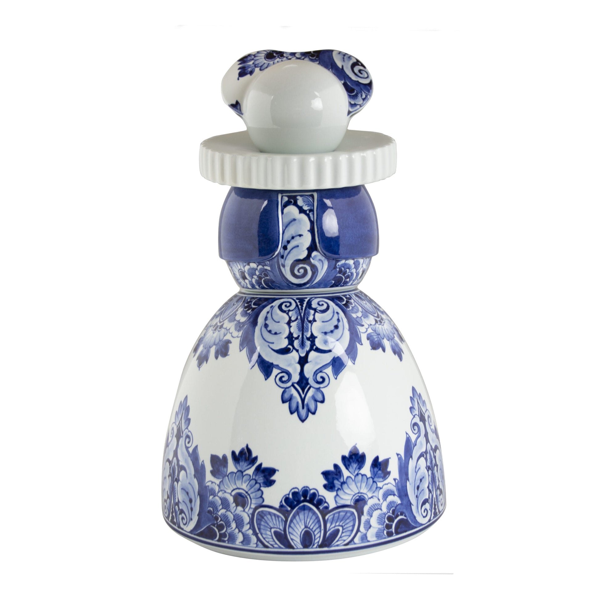 Proud Mary Handpainted Flower│Royal Delft│Porceleyne Fles│art. 65702000│voorkant met witte achtergrond