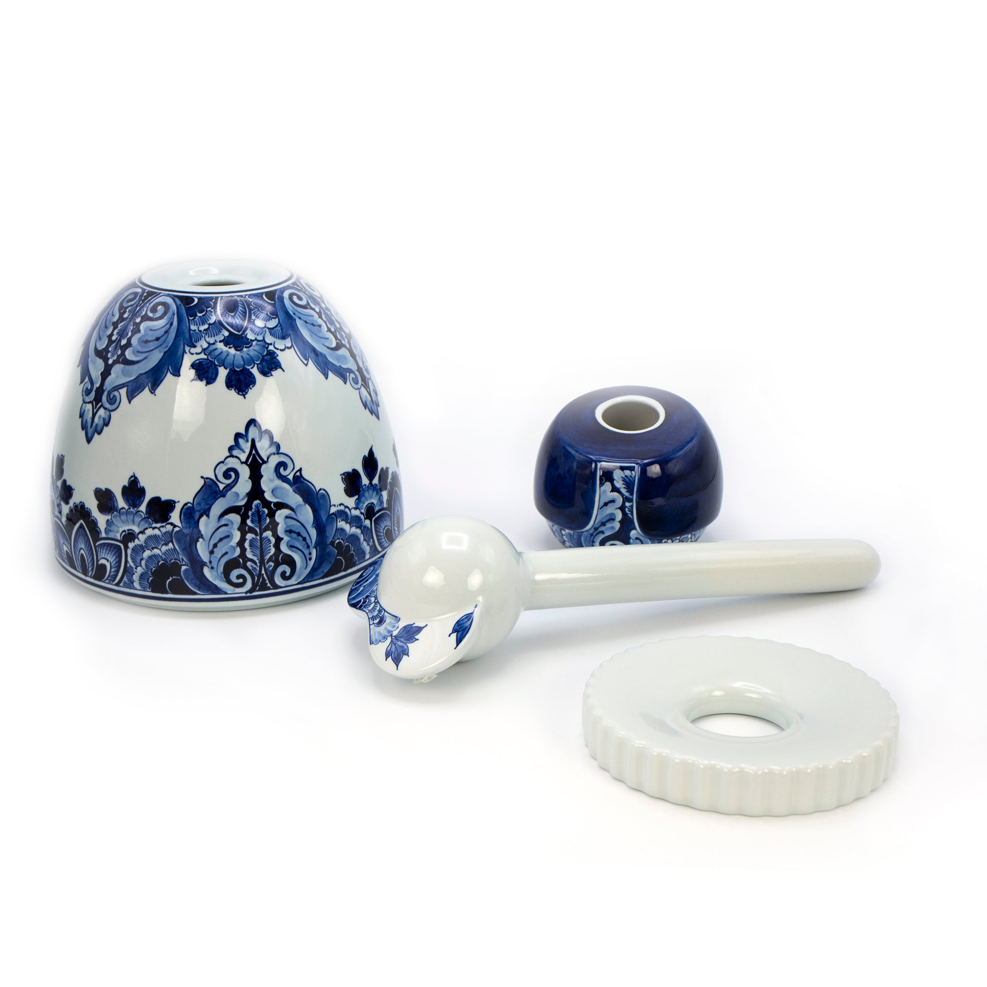 Proud Mary Handpainted Flower│Royal Delft│Porceleyne Fles│art. 65702000│losse onderdelen liggend