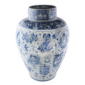 Vaas True Love│Schiffmacher Royal Blue Tattoo│Royal Delft│art. 65800600│voorkant schuin met tattoo Amore