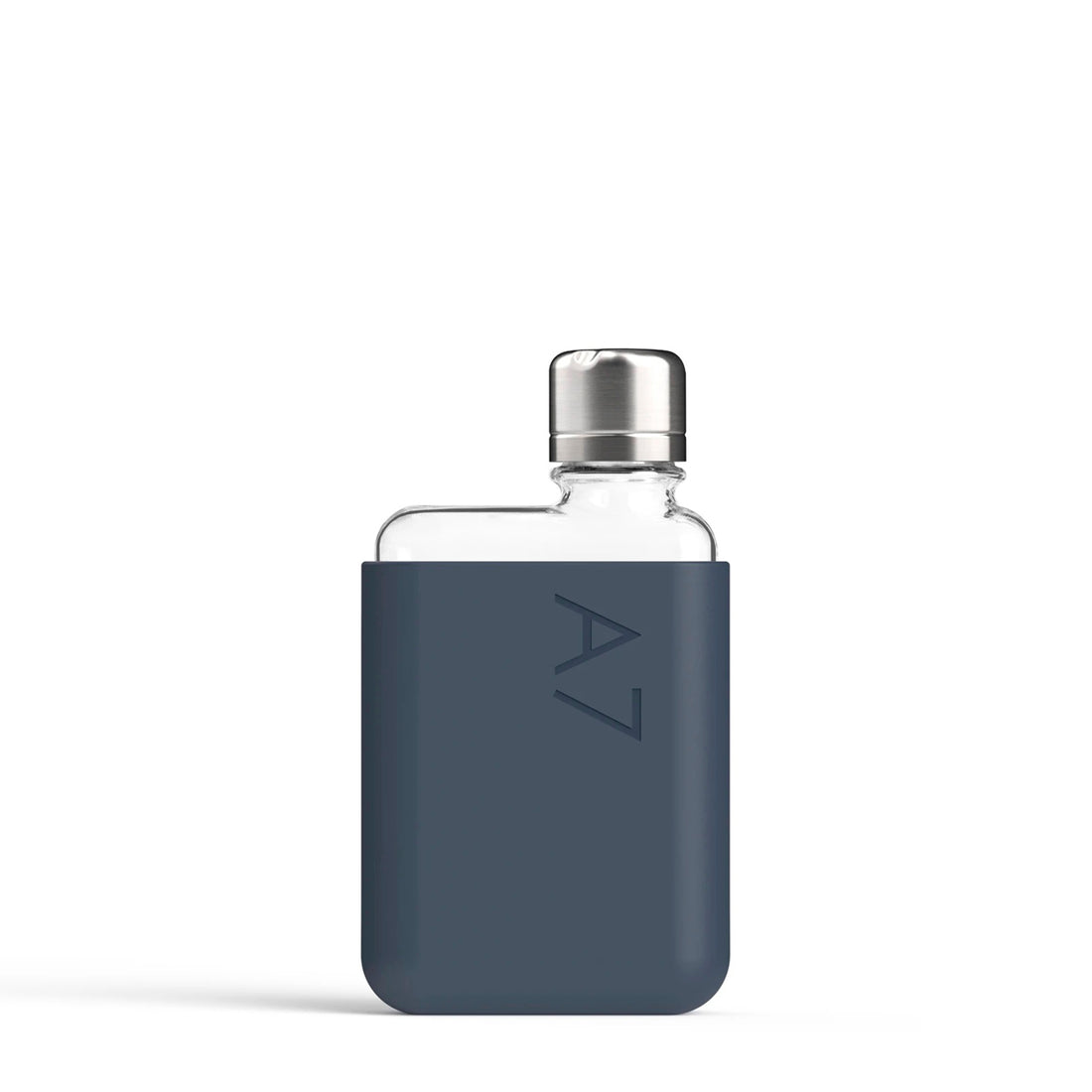 Memobottle Silicone Sleeve A7│Midnight Blue│Drinkfles│foto voorkant zonder fles