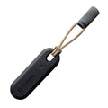 Orbitkey Key Organiser│Chipolo Tracker Zwart│art. BTRO-1-BKBK│schuin met elastiek