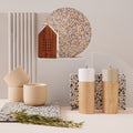 Birdybox Eiken hout Donker│Vogelgeluiden│Relaxound│art. 11BBX0201003│op keukenblok met accessoires