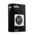 Braun Wekker Analoog BC02WB│Wit&Zwart│Reiswekker│verpakking