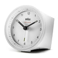 Braun Wekker Analoog BC07W-DCF│Wit│Radiogestuurd│voorkant schuin links zonder verlichting