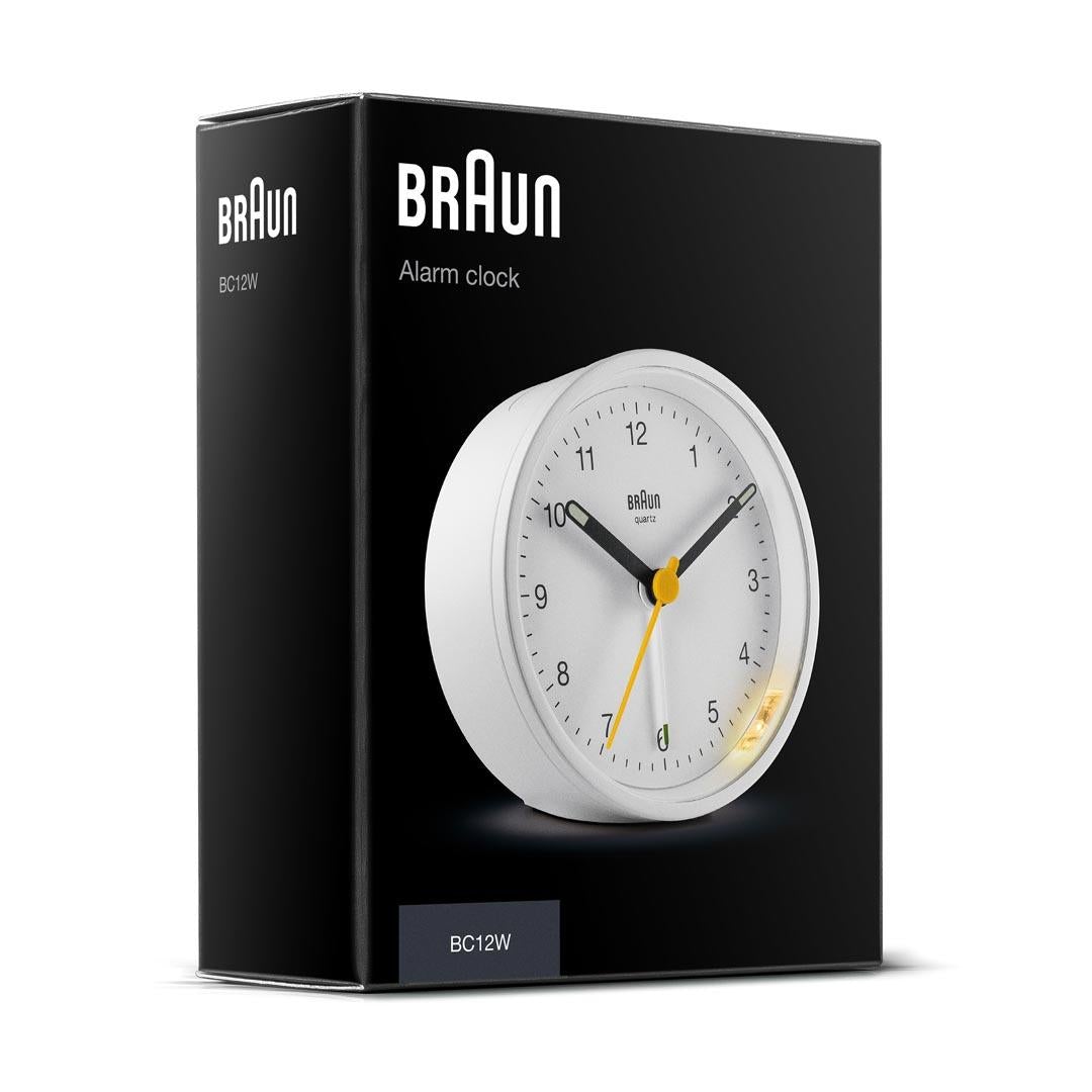 Braun wekker Analoog BC12W│Wit│verpakking