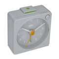 Braun Wekke Analoog BC02XG│Grijs│bovenkant met alarmknop