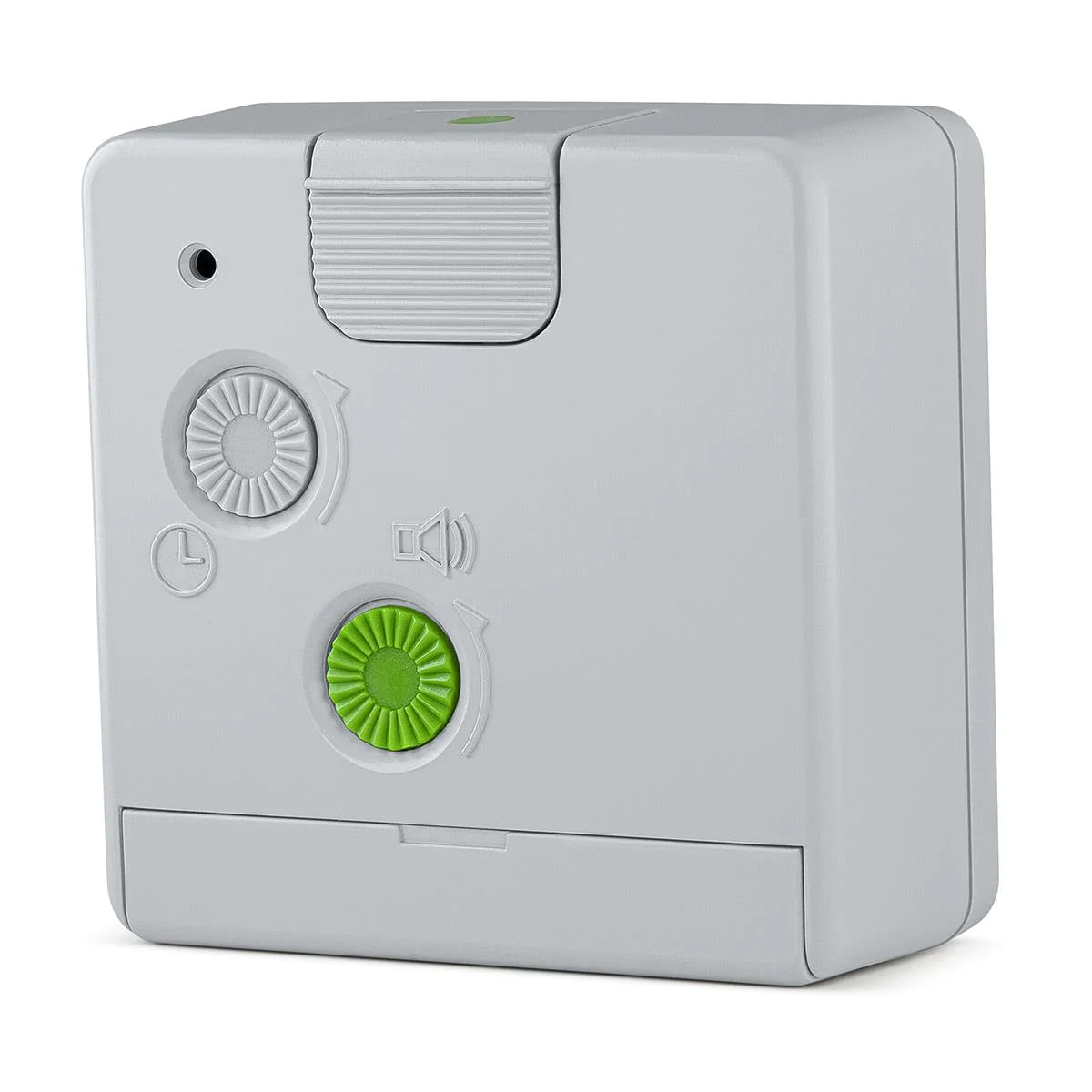 Braun Wekke Analoog BC02XG│Grijs│achterkant met functie knoppen