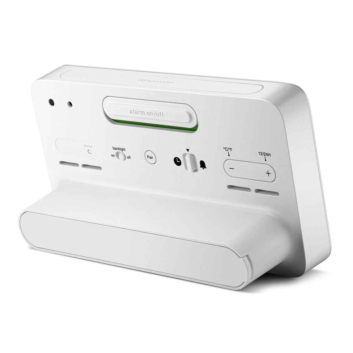 Braun Weerstation en Wekker BC13WP-DCF│Radiogestuurd│achterkant met functieknoppen