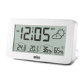 Braun Weerstation en Wekker BC13WP-DCF│Radiogestuurd│voorkant schuin links zonder verlichting
