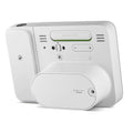 Braun Projectieklok en Wekker Digitaal BC15W-DCF│Wit│Radiogestuurd│achterkant met functie knoppen