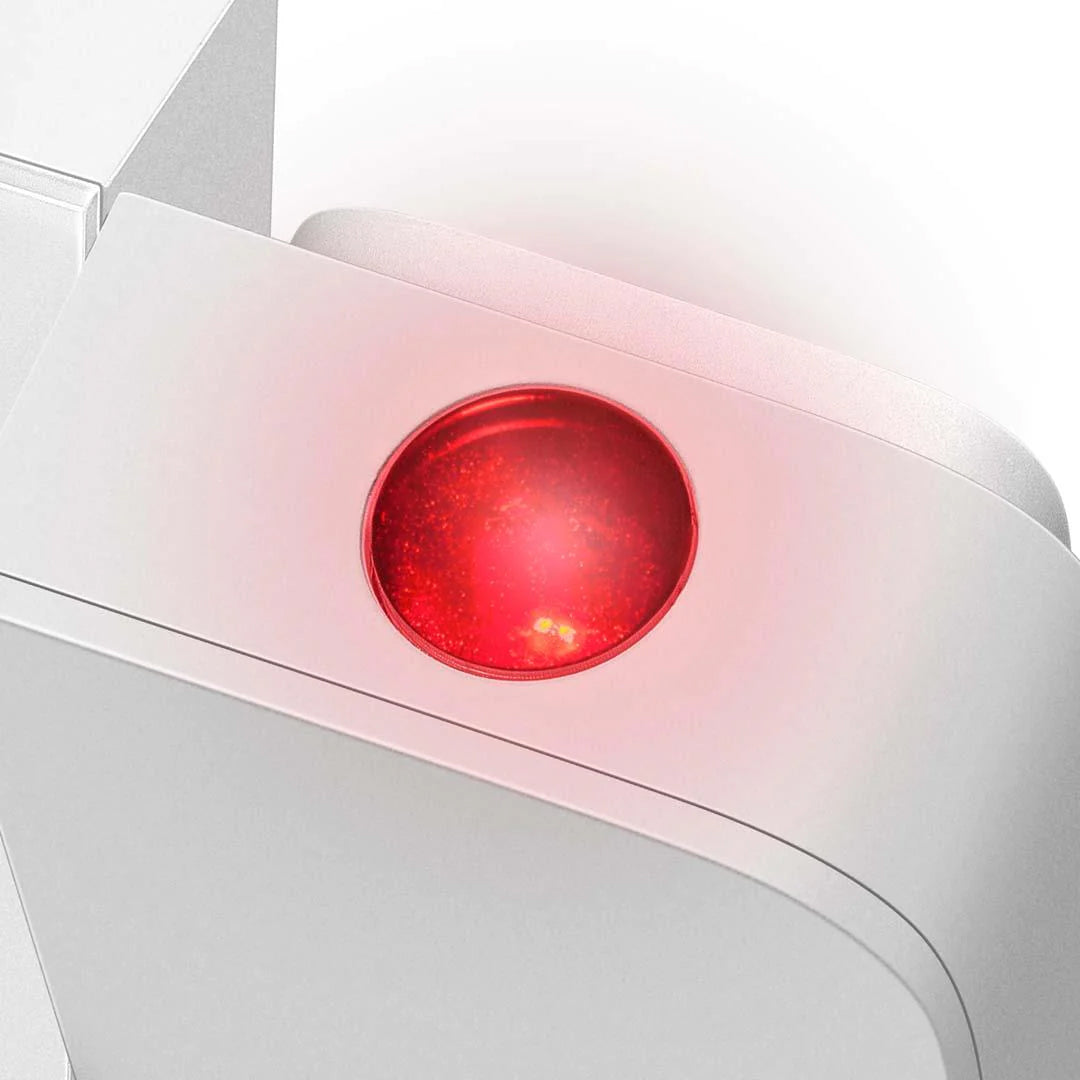 Braun Projectieklok en Wekker Digitaal BC15W-DCF│Wit│Radiogestuurd│detail projectie lamp