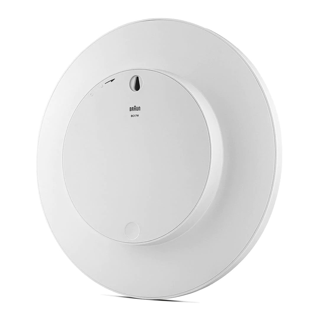 Braun Wandklok BC17W Analoog│Wit│achterkant