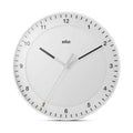 Braun Wandklok BC17W Analoog│Wit│foto voorkant witte achtergrond