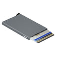 Secrid Cardprotector│art. C-TITANIUM│Pasjeshouder│bovenkant met uitgeschoven betaalkaarten