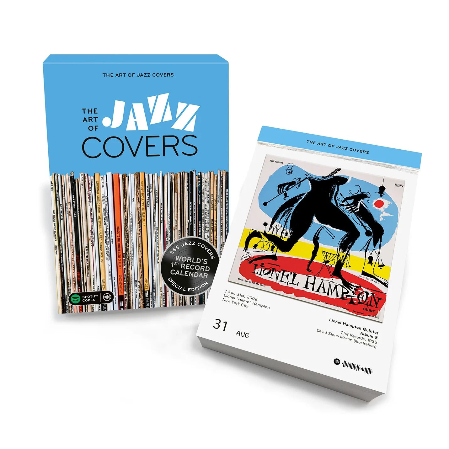 Scheurkalender The Art of Jazz Covers│Platenhoezen│art.CA-JAZZ│cover van Lionel Hampton Quintet