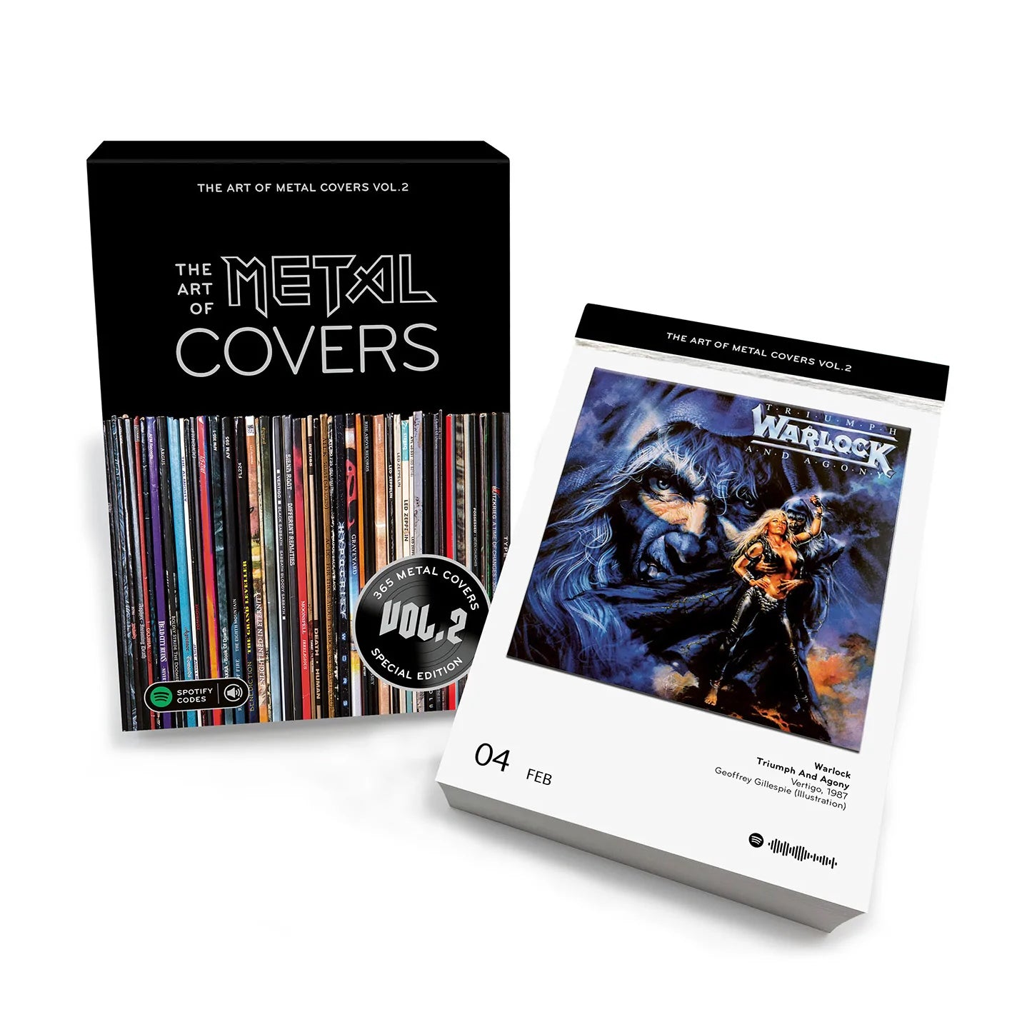 Scheurkalender The Art of Metal│Vinyl Platenhoezen│art. CA-METAL│cover van Walrock LP