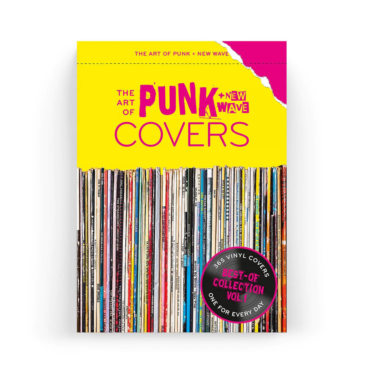 Scheurkalender The Art of Punk+New Wave Covers│Platenhoezen│art.CA-PUNK│Voorkant witte achtergrond