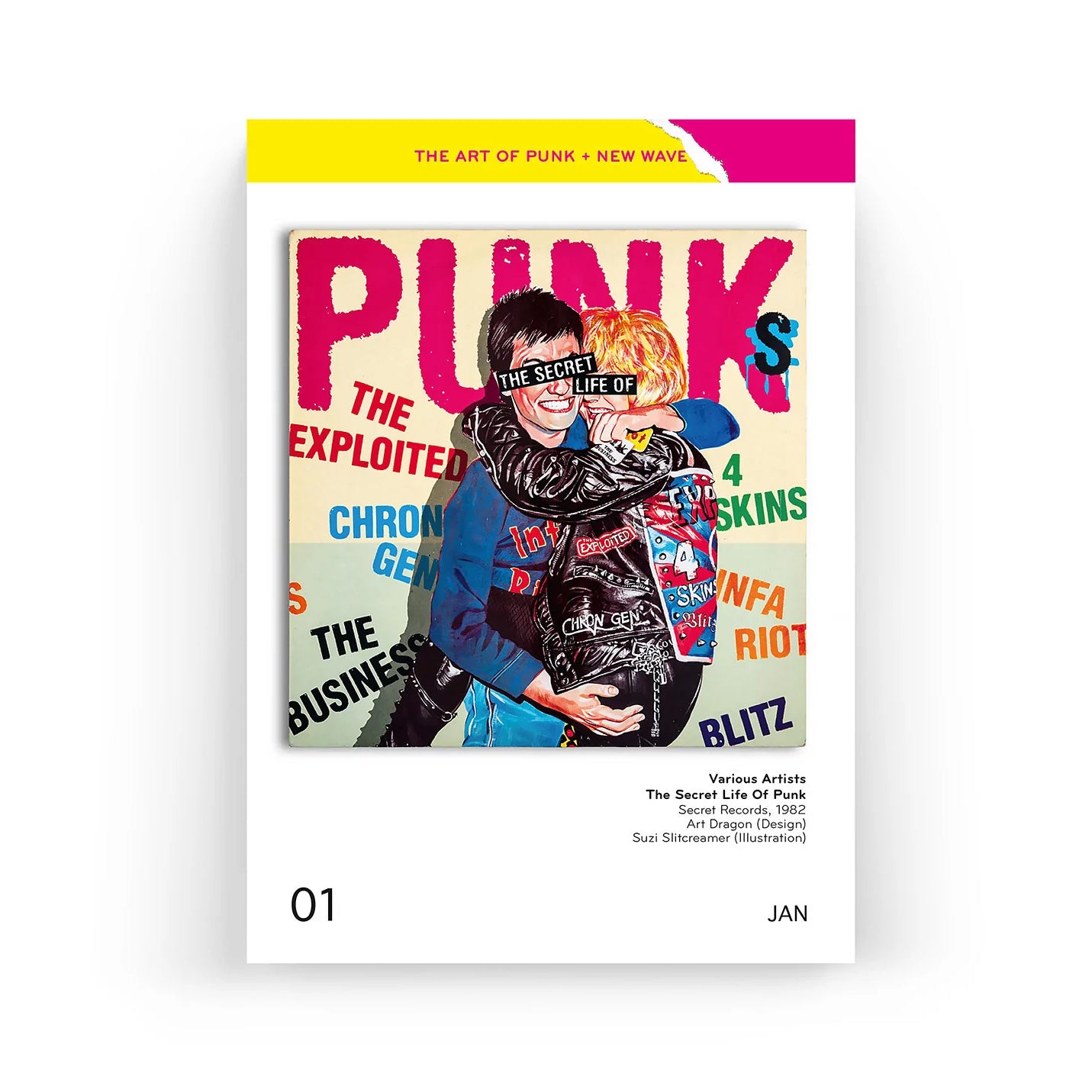 Scheurkalender The Art of Punk+New Wave Covers│Platenhoezen│art.CA-PUNK│cover van the Secret Life of Punk