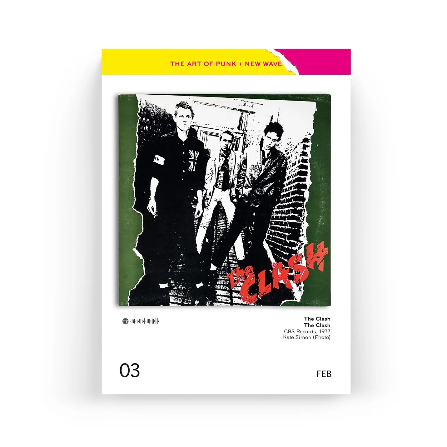 Scheurkalender The Art of Punk+New Wave Covers│Platenhoezen│art.CA-PUNK│cover van the Clash