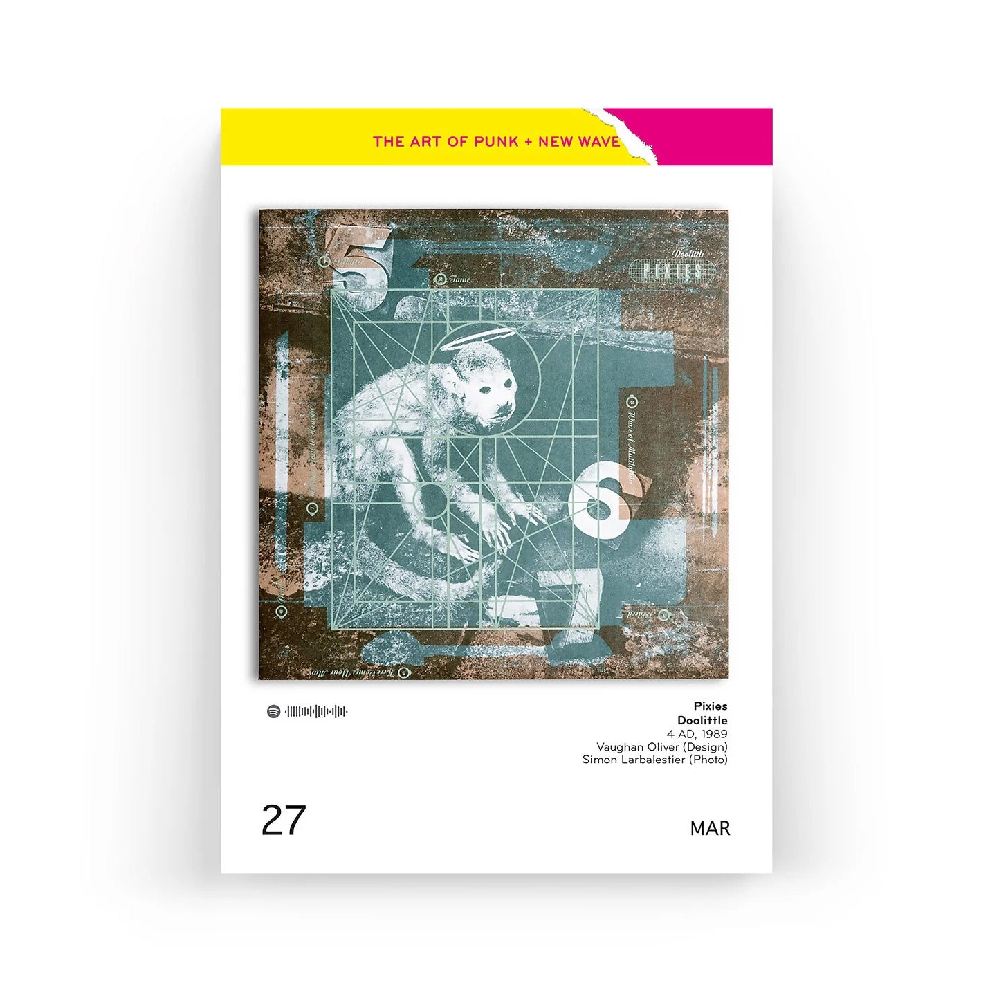 Scheurkalender The Art of Punk+New Wave Covers│Platenhoezen│art.CA-PUNK│cover van the Pixies