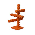 Clean Cut 7 Kandelaar Oranje│Bertjan Pot│Buro Berger│art. J001-08│vooraanzicht schuin