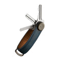 Key Organizer Orbitkey│Crazy Horse leather Marine Blue│art. CHLO-2-MBMBGM│sleutelhanger leer uitgevouwen sleutels