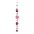 Crown Bracelet Pink│Armband Roze│Corsari Jewels│product foto in lengte