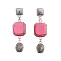 Crown Triplo Earrings Pink│Corsari Jewels│Oorbellen│product foto witte achtergrond
