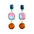 Deco Round Earrings Multicolor│Corsari Jewels│Oorbellen│product foto witte achtergrond
