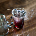 Deukglas Rob Brandt│Goods│art. DB 11.04│gevuld met limonade en bessen op prikker