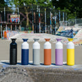Dopper Insulated Small Lemon Crush│Thermosfles 350ml Geel│art. 4466│groep diverse kleuren op skatebaan