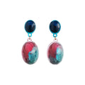 Doppio Grande Earrings Turqouise│Corsari Jewels│Oorbellen│product foto witte achtergrond