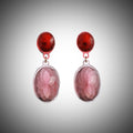 Doppio Grande Earrings Red│Corsari Jewels│Oorbellen Rood│foto met vignet