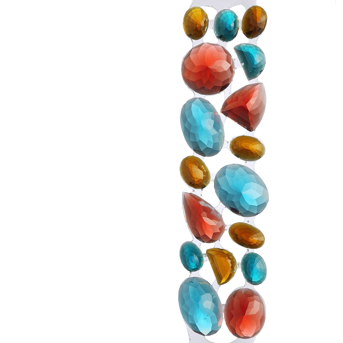Double Stones Bracelet Multicolor│Corsari Jewels│Armband│foto in lengte schuin
