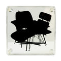 Eames Chair Coasters│Onderzetters set/4│foto gestapeld bovenzijde