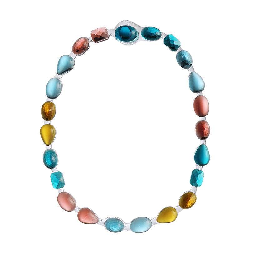 Filo Stones Necklace Multicolor│Corsari Jewels│Halsketting│Product foto witte achtergrond